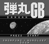 Dangan (Homebrew) — Title screen